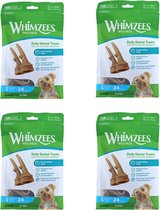 Whimzees - Antler / Geweitjes - Tandverzorgende Hondensnack - 24 stuks - 4 verpakkingen