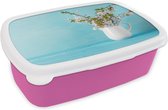 Lunch box Rose - Lunch box - Boîte à pain - Nature morte - Sakura - Canette - 18x12x6 cm - Enfants - Fille