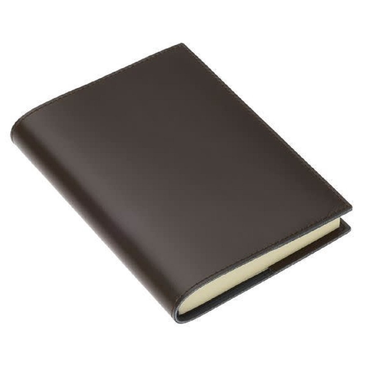 Pinetti - lederen notitieboek - zwart - 9x 13 cm