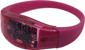 LED armbandje - Sound activated - Lichtgevend - Siliconen - roze