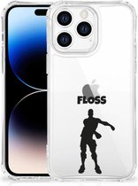 Telefoon Hoesje Apple iPhone 14 Pro Max Leuk Hoesje met transparante rand Floss Fortnite