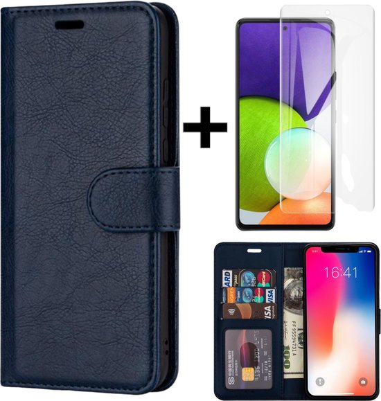 Coque Samsung M21 (M30S)/Book case/Wallet Book case porte-cartes et languette magnétique/couleur Blauw