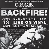Backfire - Live At CBGB's (CD)