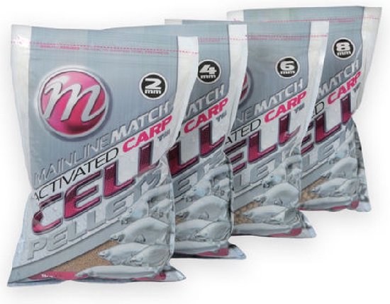 Mainline - Match Activated | Carp Course Pellets | Cell | 2mm | 1kg - Beige — afbeelding 3