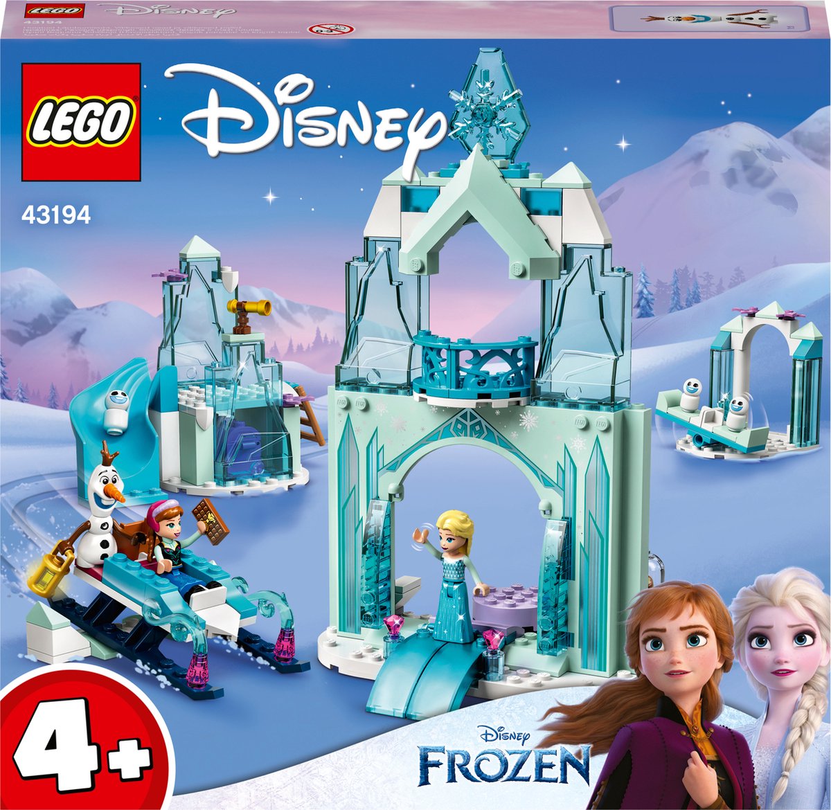 vork kan niet zien getuigenis LEGO Disney Frozen 4+ Anna en Elsa's Frozen Wonderland - 43194 | bol.com