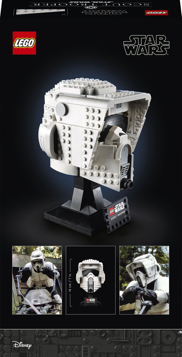 LEGO Star Wars™ Scout Trooper™ helm 75305 — afbeelding 13