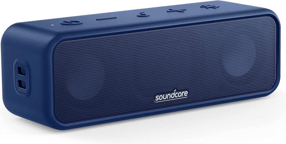 Anker Soundcore 3 Portable Bluetooth Speaker - blauw