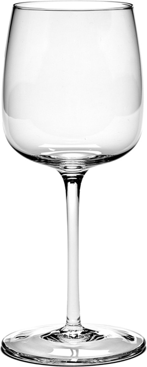 Serax by Vincent van Duijsen - Passe-partout- Witte wijnglas gebogen - 4 stuks