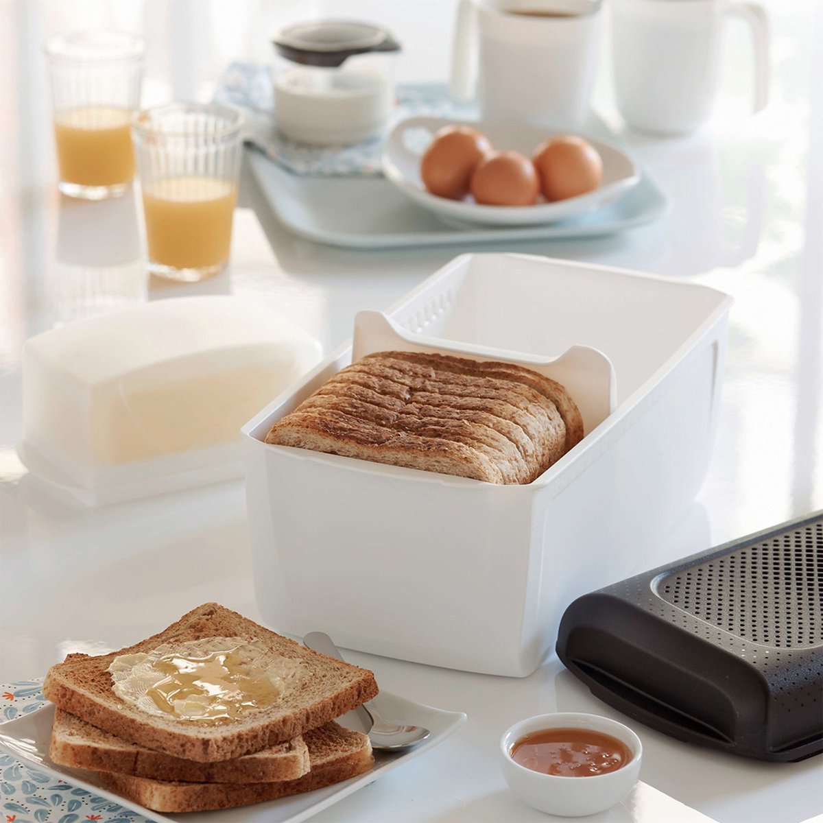 Tupperware BreadSmart Junior - Boîte fraîcheur - Garde le pain frais plus  longtemps -... | bol
