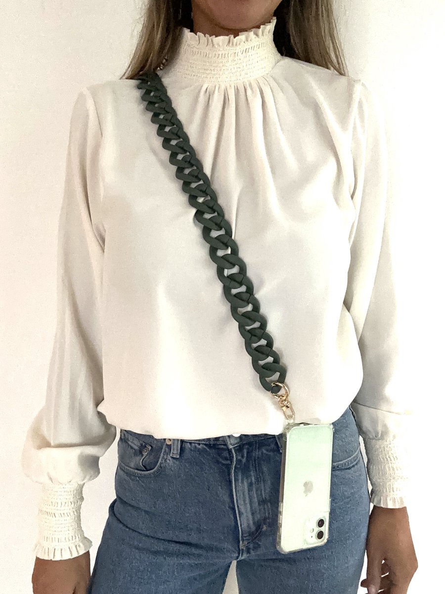 AFlavours universeel exclusief Telefoonkoord- Luxe Telefoonketting ...
