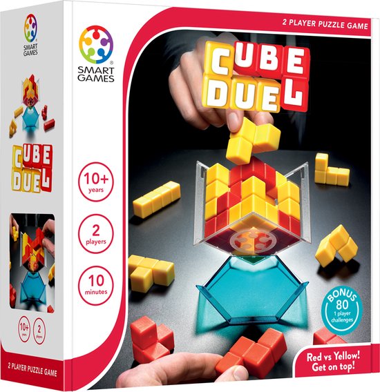 Belichamen mozaïek noorden SmartGames - Cube Duel - Strategisch 3D-spel voor 2 spelers | Games |  bol.com