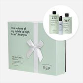REF Stockholm - Giftbox Weightless Volume - Shampoo, Conditioner en Leave in Treatment