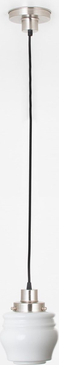 Coloured by Art Hanglamp aan snoer Bloemknop 20's Matnikkel - Art Deco Trade