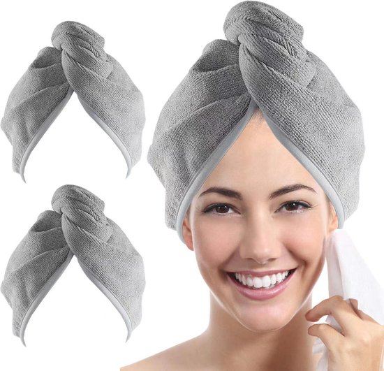 BOTC Sneldrogende Microvezel Haarhanddoek - 2 stuk Hair Towel - Haar  Handdoek voor... | bol.com