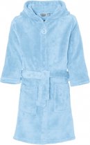 Playshoes - Fleece badjas met capuchon - Lichtblauw - maat 122-128cm