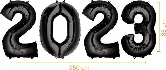 Ballon Alu Chiffre 0 Noir 86cm - Articles festifs 