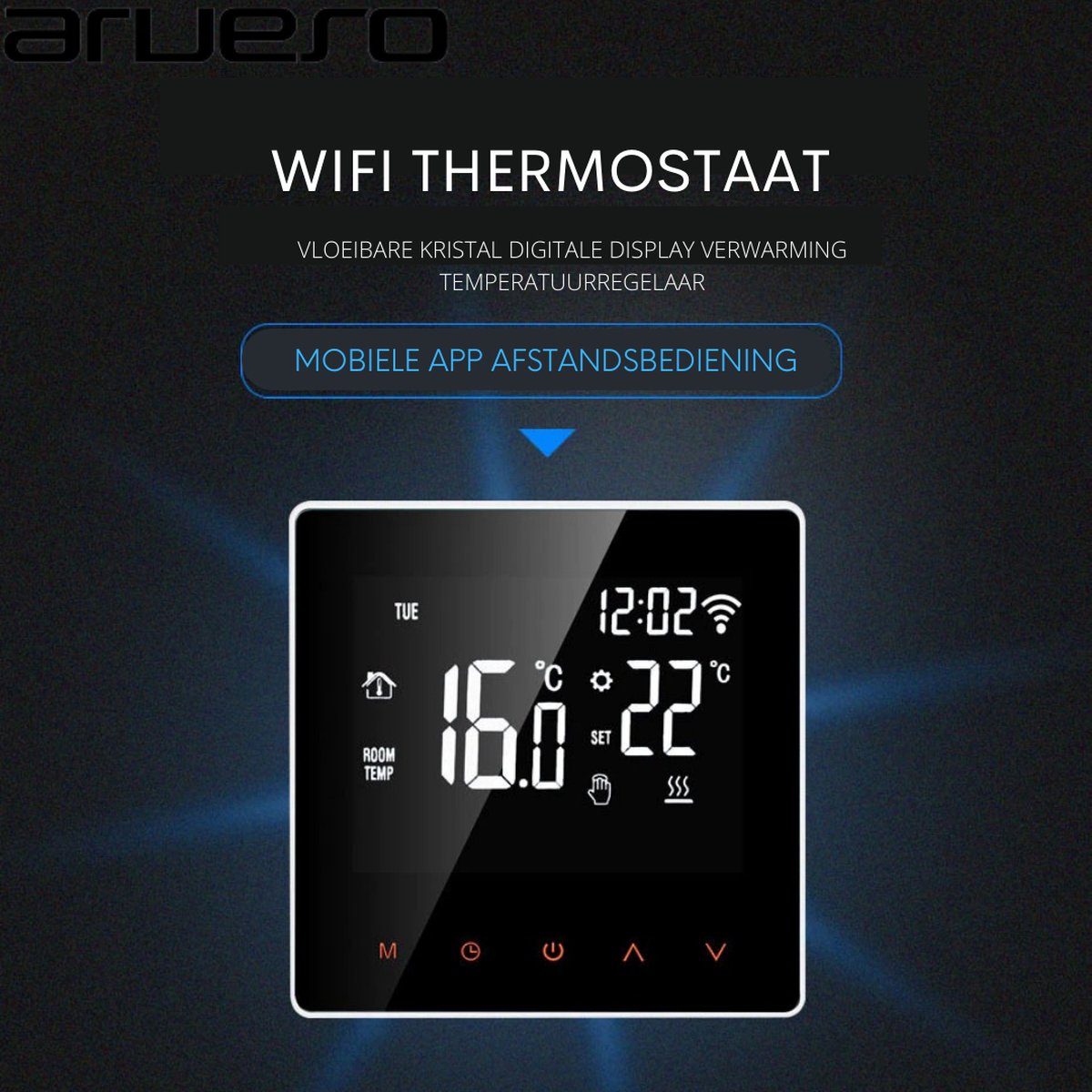 Arveso Slimme Thermostaat Slimme Thermostaat Voor CV Slimme Thermostaat