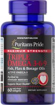 Puritan's Pride Triple Omega 3-6-9 60 Softgels 10154
