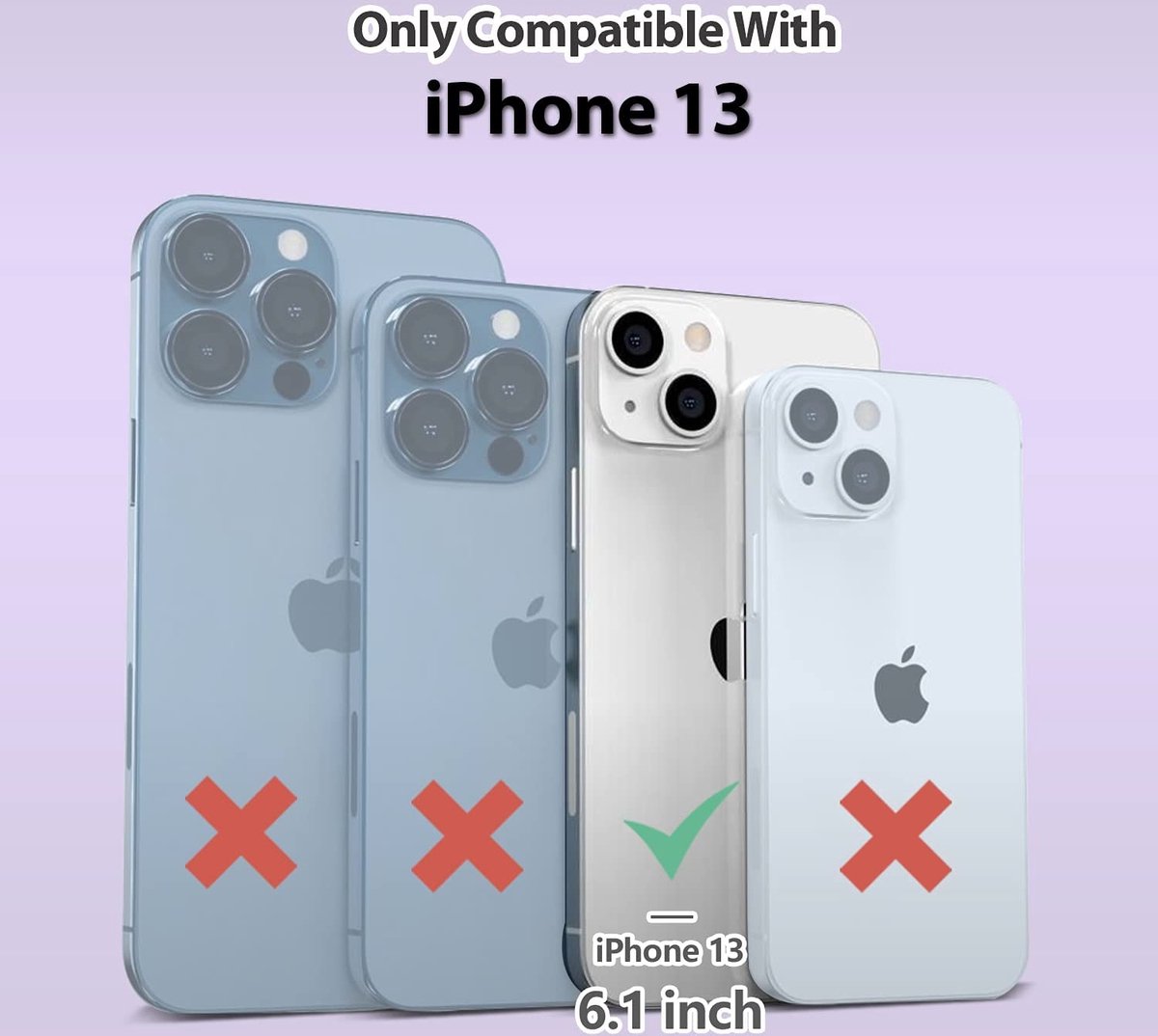Geschikt voor iPhone 13 hoesje glitter backcover – Rosegoud – oTronica
