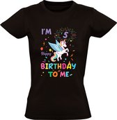 Happy Birthday 5 Jaar Meisjes T-shirt | Verjaardag | Verjaardagskado | 5e | Vijf | Verjaardagsshirt | Jarig | Shirt