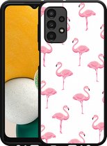 Hardcase Hoesje Geschikt voor Samsung Galaxy A13 4G Flamingo