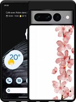 Google Pixel 7 Pro Hardcase hoesje Flower Branch - Designed by Cazy