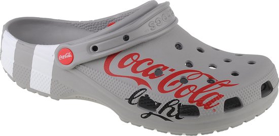 Crocs Classic Coca-Cola Light X Clog 207220-030, Unisexe, Grijs, Slippers, Taille : 38/39