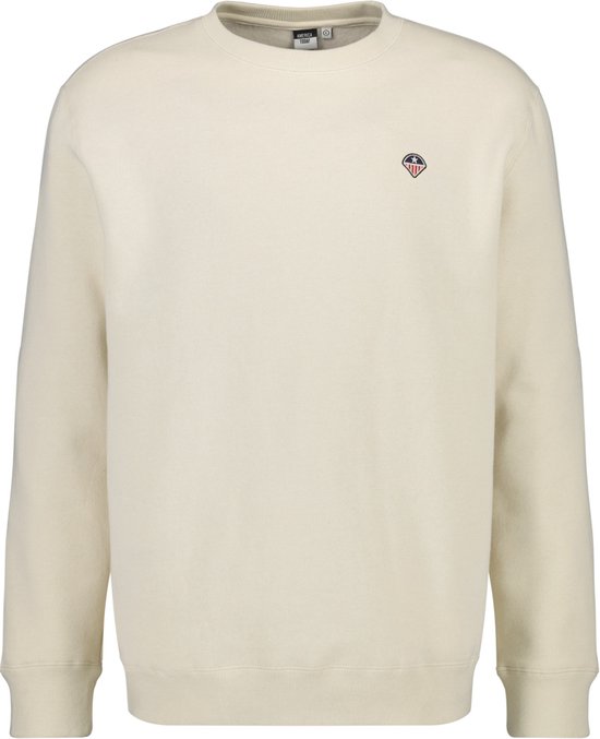 Crew Clothing Heren Sweater Gewassen Marineblauw