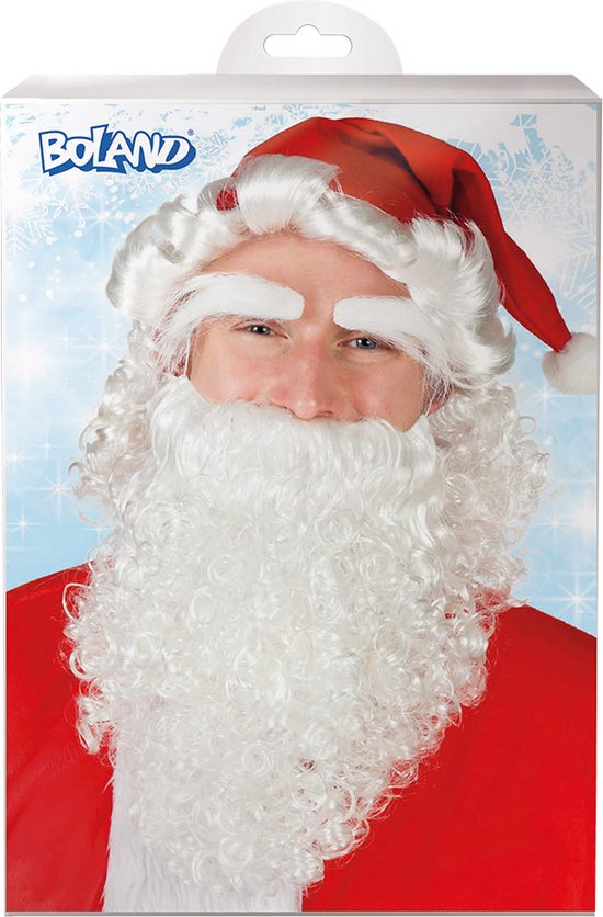 Luxe Kerstman kostuum - heren - 5-delig - polyester - kerstmannenpak