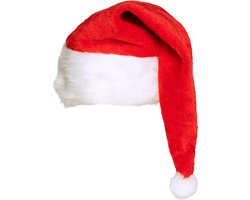 Boland - Kerstmuts deluxe - Één maat - Volwassenen - Unisex - Kerst