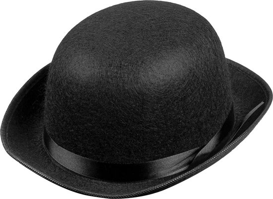 Boland - Kinderbolhoed Zwart - 56 - Kinderen - Jongens en meisjes - 20's - Roaring Twenties