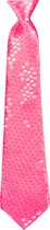 Boland Cravate Glitter Unisex Hot Pink 40 Cm