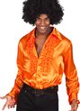 Boland - Party shirt oranje (L) - Volwassenen - Danser/danseres - 80's & 90's - Disco