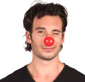 Boland - 24 Clownsneuzen plastic Rood - Kinderen en volwassenen - Unisex - Clown - Clown - Circus