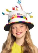 Boland - Kinderhoed Rainbow cake 'Happy Birthday' - 56 - Kinderen - Jongens en meisjes -
