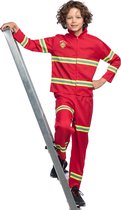 Boland - Kostuum Brandweerman (10-12 jr) - Kinderen - Brandweerman - Brandweer