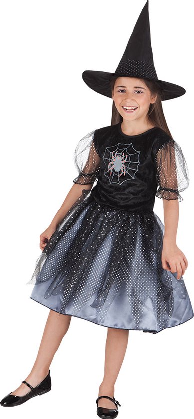 Boland - Kostuum Spider witch (4-6 jr) - Kinderen - Heks - Halloween verkleedkleding - Heks