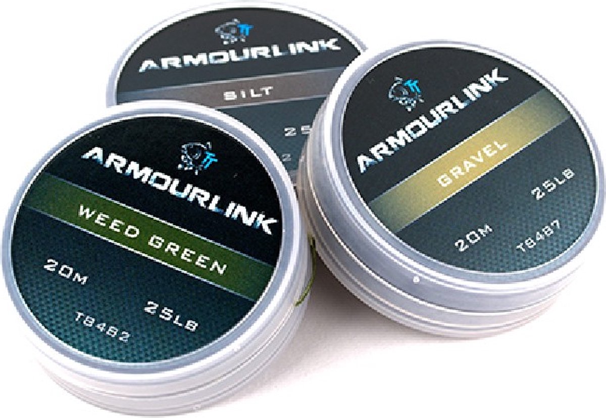 Nash Armourlink Karperlijn 20 M Groen,Rood 20 Lbs