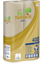 Bol.com Lucart Eco Natural - Toiletpapier - 30 rollen - 2 laags - 400 vel aanbieding