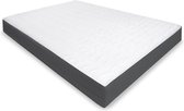 Koudschuim matras 140x200 cm - Gemiddeld - Matras 7 zones - Ergonomisch - Ademende Koudschuim matras 140x200 - Matras 140 x 200 cm eenpersoons - Hoogte 17 cm - Mister Sandman Matrassen 140 x 200 cm