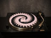 BEAUTIFUL FREAK BEATRICE Felt Zoetrope Turntable Slipmat 12" - Premium slip mat – Platenspeler - for Vinyl LP Record Player - DJing - Audiophile - Original art Design - Psychedelic Art