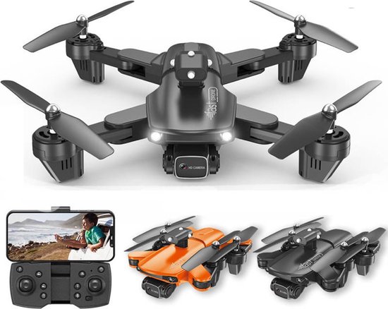 F184 Drone met 4K Camera Yar - Drone met Camera voor Buiten/Binnen - XL Drone- Obstakel ontwijking!- Drone voor Kinderen/Volwassenen – Inclusief Opbergtas & 1 Extra Accu- Obstakelsensor!-Zwart