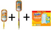 Swiffer Duster + XXL Duster Stofmagneet DELUXE kit met 18 navullingen