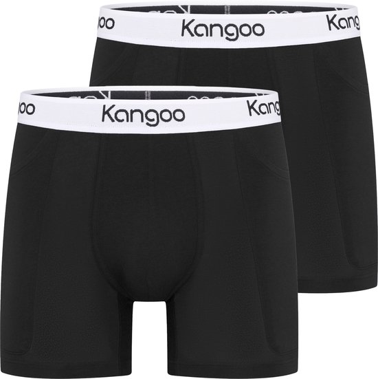Kangoo Underwear | Dé onderbroek met zakken | Black & White | 2-pack - S