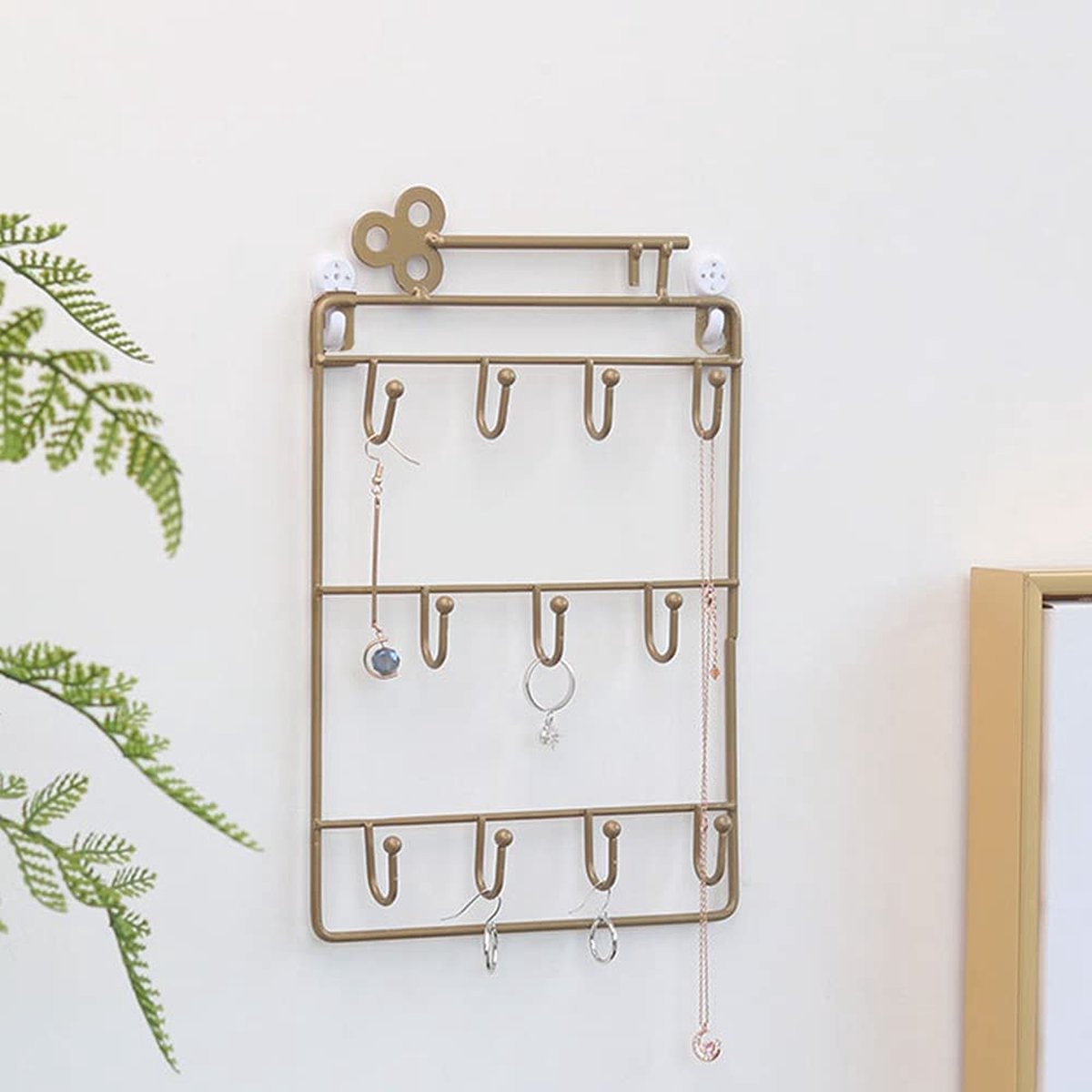 Sleutelhouder metaal - Tot 8 sleutels! - Key organizer - Sleutel opberger - Aluminium sleutel organizer - Universeel