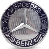 Tip: Set van 4 Originele Mercedes naafdoppen krans blauw 76mm OEM - B66470120 Naafdoppen -Naafkappen - Velgen - naafkappen naafkapjes wieldop originele velgen MB Mercedes-Benz AMG