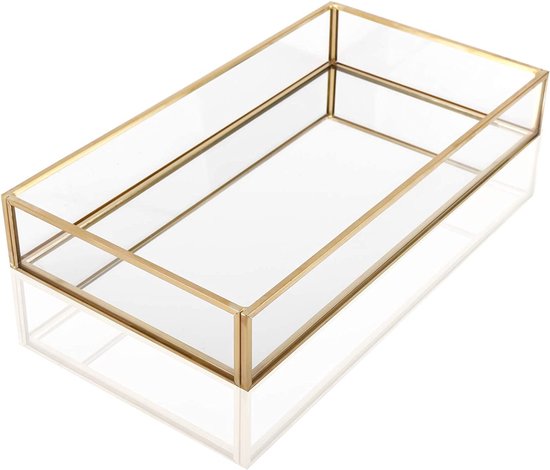 Luxe spiegeltray – Parfumtray – decoratief dienblad – Spiegel Dienblad