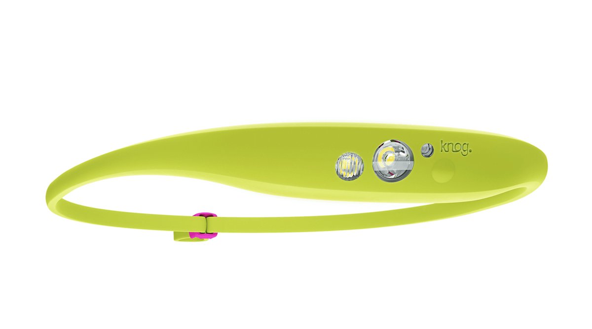 Knog Quokka - Hoofdlamp - Cool Lime - Lichtgewicht - 80 Lumen - Waterdicht