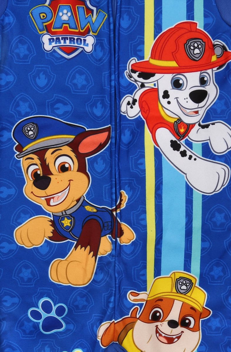 Paw Patrol Chaussons pour garçons, Chase, ruban anti-déchirure