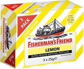 Fisherman's Friend Citroenpastilles 3 stuks à 25 g - 1 x 75 g zakje